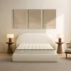 [패키지] 오브 패브릭침대 세트 Q (버베나)_아이보리