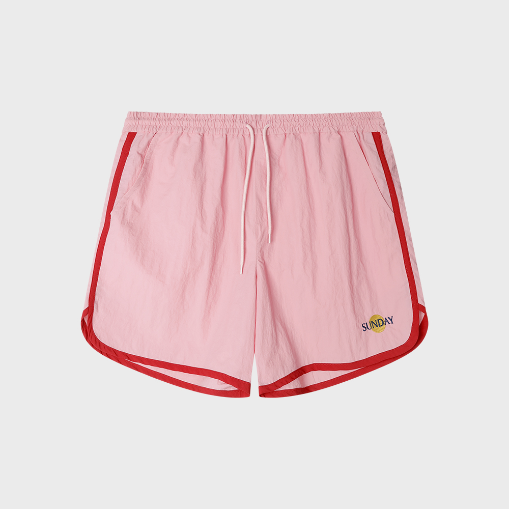 パンツ WOOALONG Piping terry shorts DARK PINK WL242JSP02WDPK Piping terry shorts - DARK PINK - 감도 깊은 취향 셀렉트샵 29CM