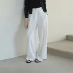 벨티드 드라이터치 슬랙스_2color