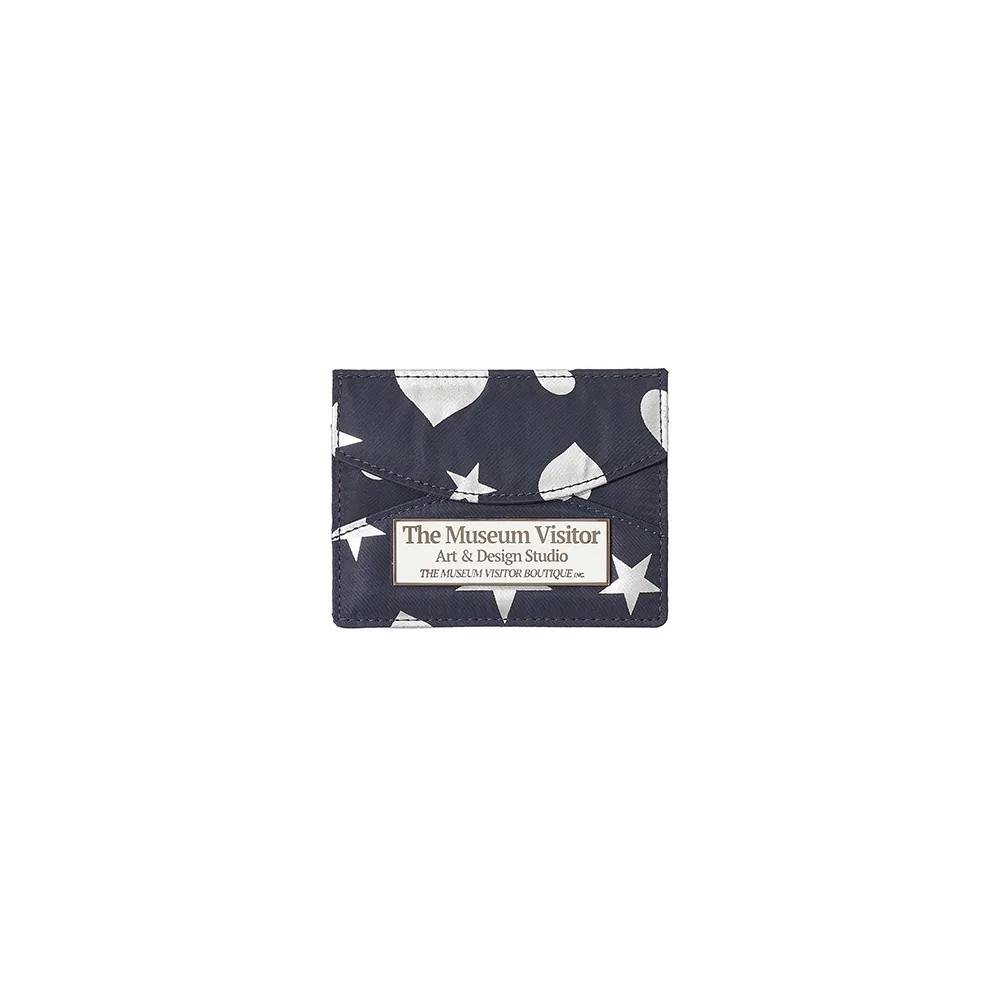 HEART STAR CRACK CARD WALLET (LIGHT GREY) - 감도 깊은 취향