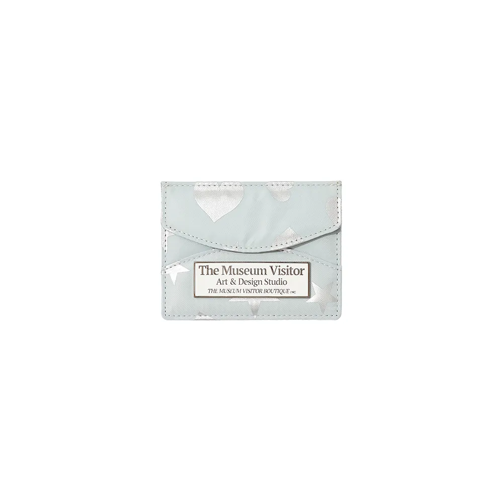 韓国商品/THE MUSEUMVISITOR HEART STAR CRACK CARD WALLET HEART STAR CRACK CARD WALLET (LIGHT GREY) - 감도 깊은 취향