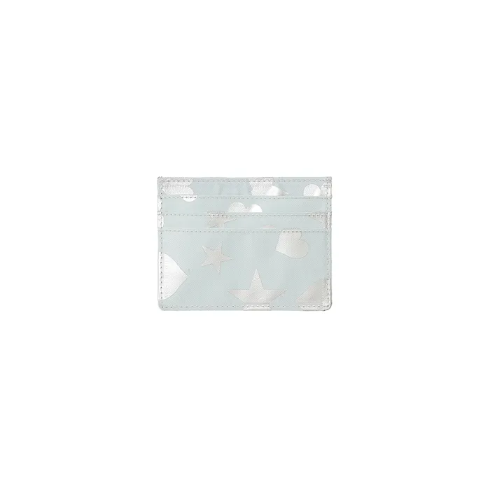 韓国商品/THE MUSEUMVISITOR HEART STAR CRACK CARD WALLET HEART STAR CRACK CARD WALLET (LIGHT GREY) - 감도 깊은 취향