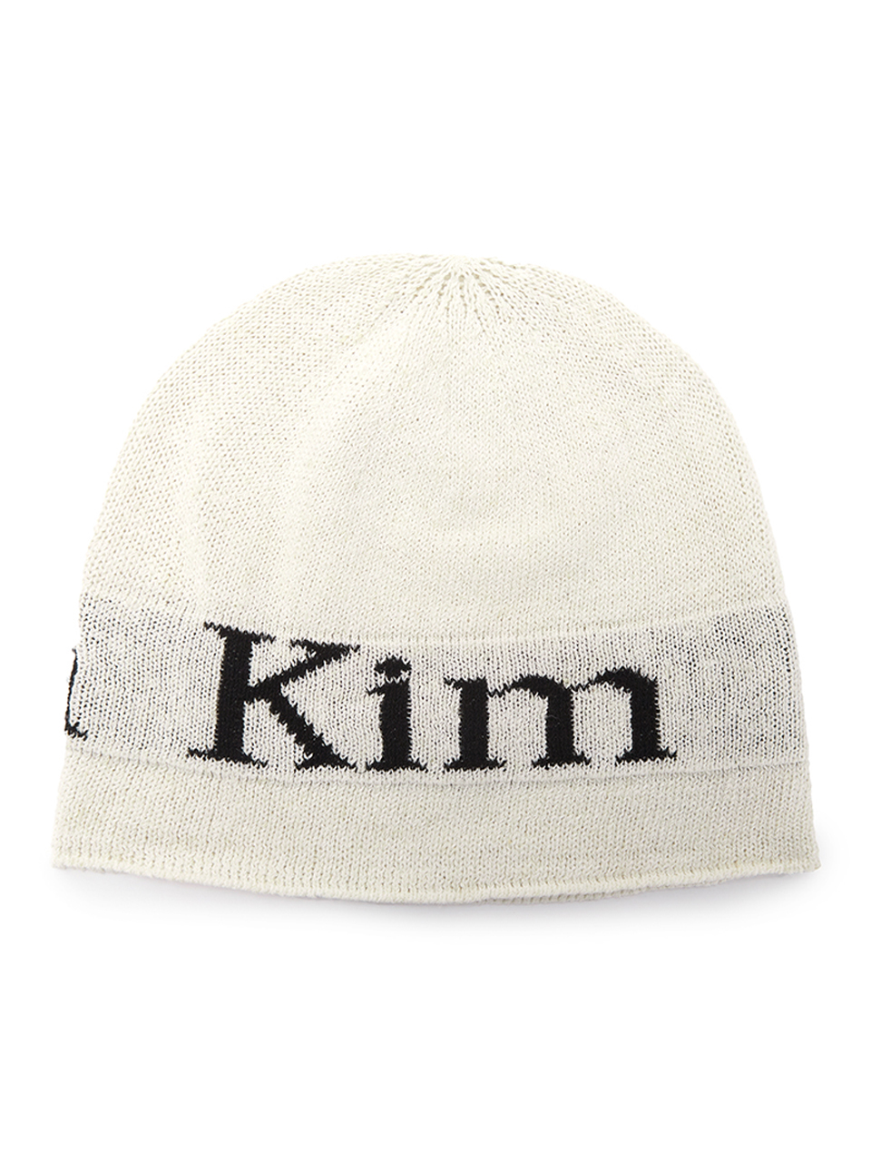 LOGO LINEN SHORT BEANIE IN WHITE - 감도 깊은 취향 셀렉트샵 29CM