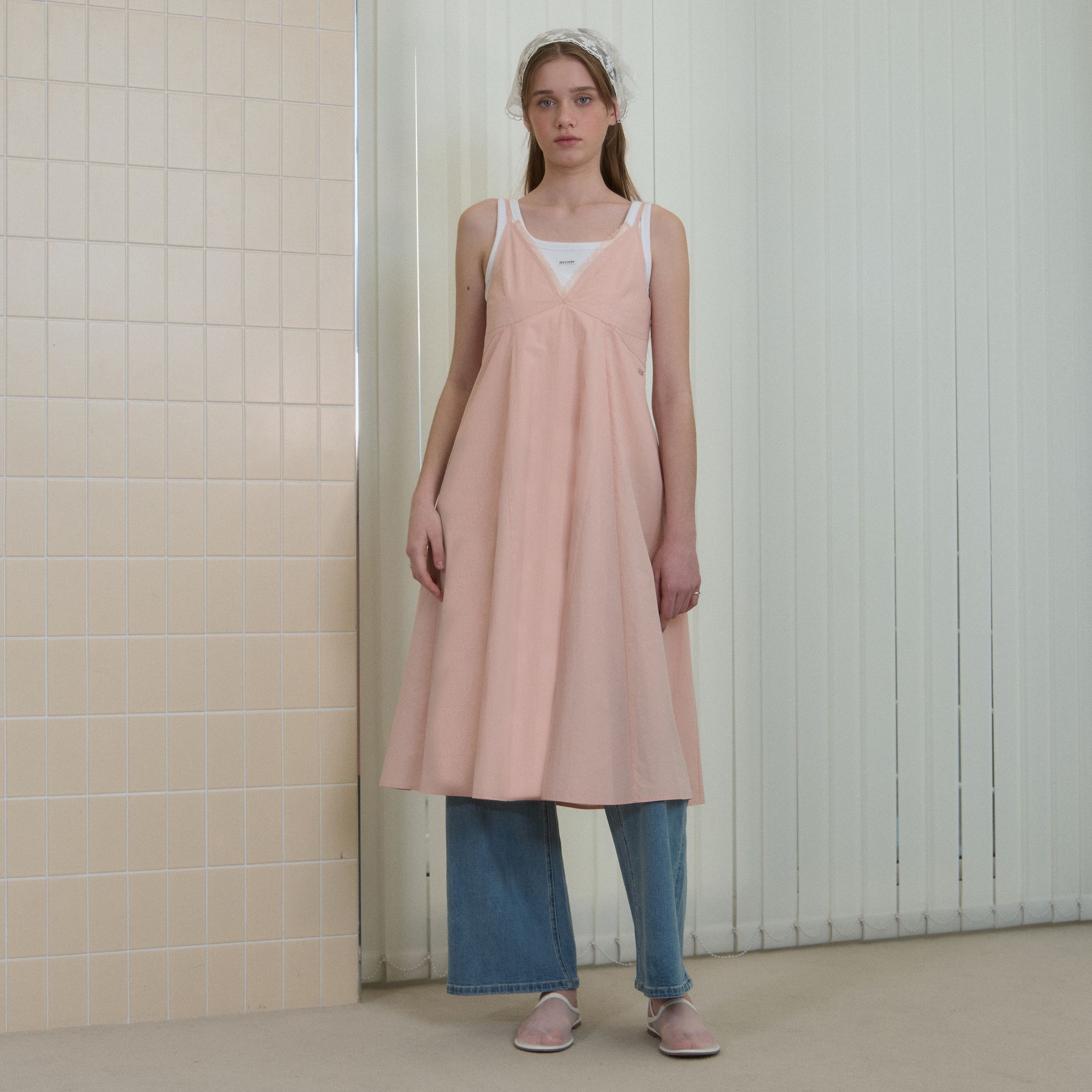 213. Sheer Check Long OPS_Pink - 감도 깊은 취향 셀렉트샵 29CM
