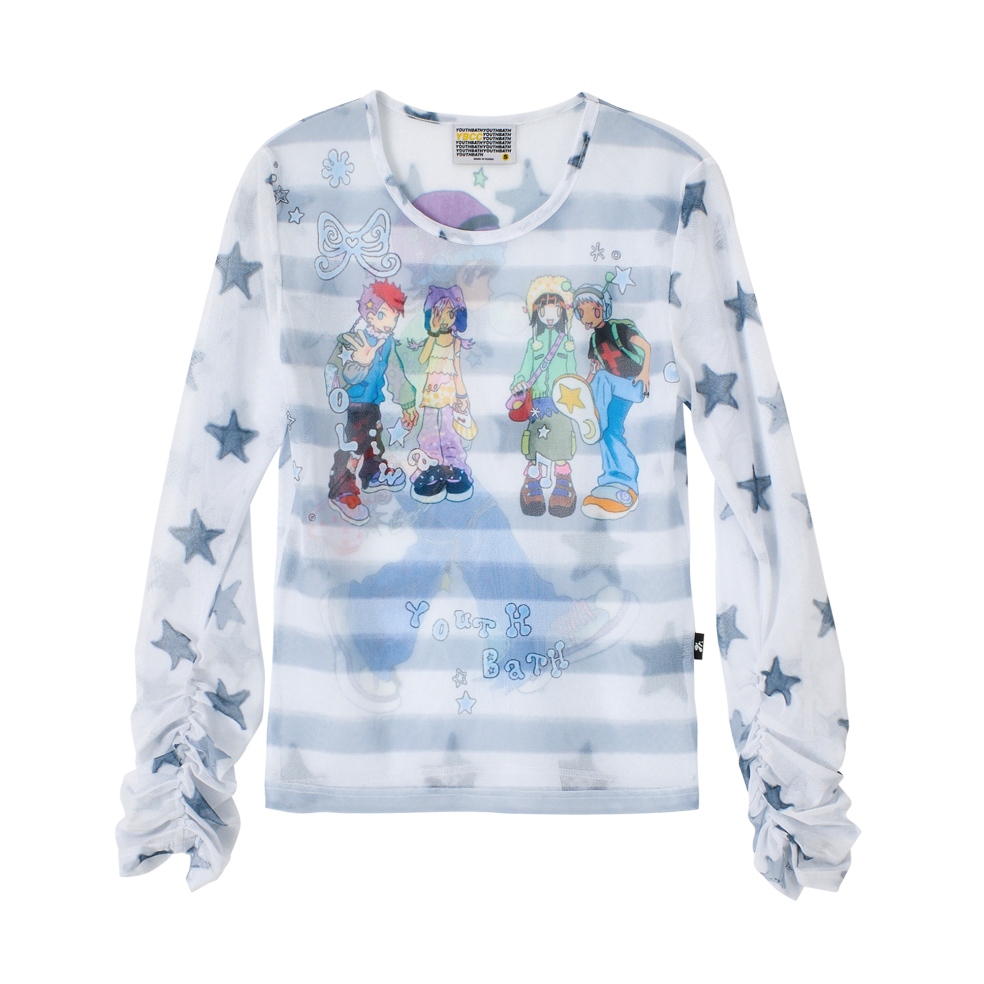 早期完売★YOUTHBATH X Oliwa★ Star Sleeve Button Top★大人気 早期完売☆YOUTHBATH X Oliwa☆ Star Sleeve Button Top☆大人気