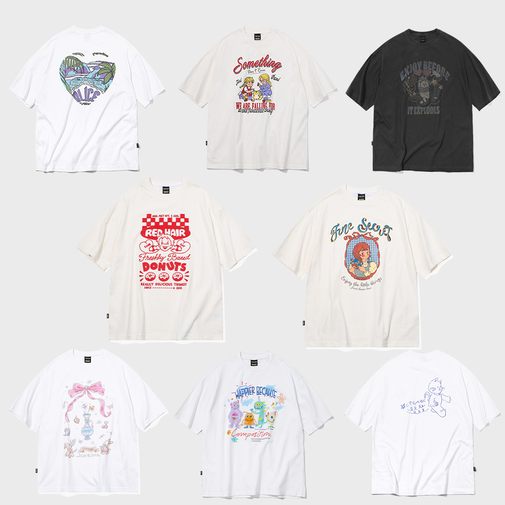 韓国【HOTEL PARIS CHILL】Wander T-Shirt (5color) Designer fashion, Seoul-fully created | W Concept