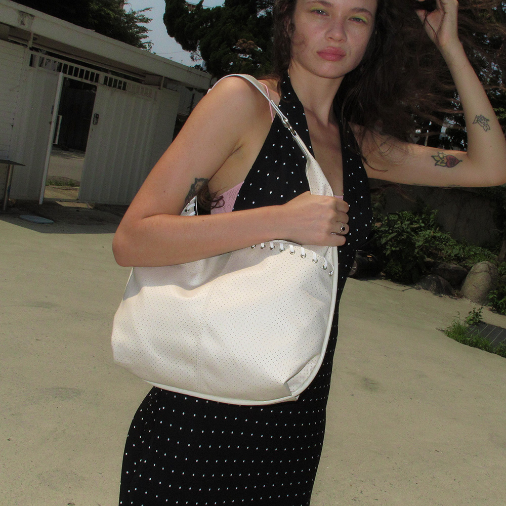 Plumpy hobo bag [Star silver black] - 감도 깊은 취향 셀렉트
