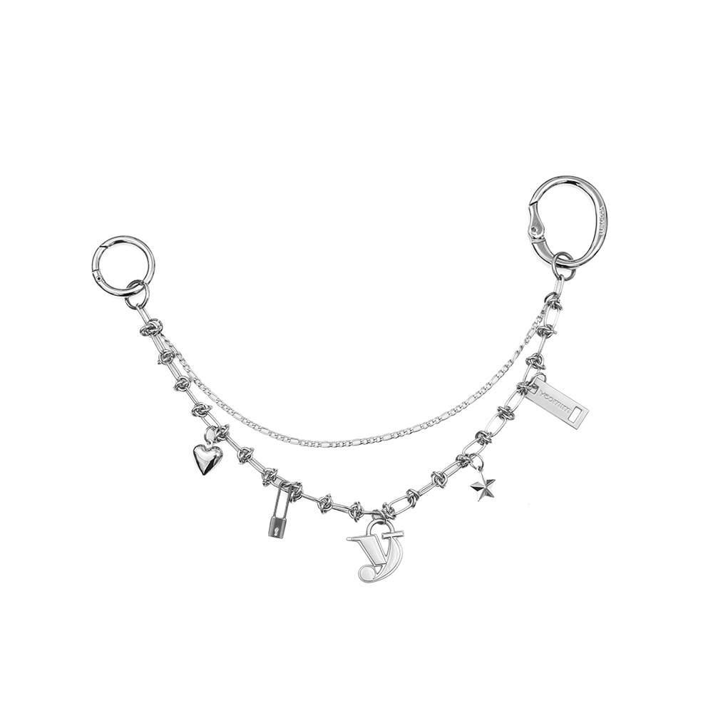 韓国商品/TREMINGBIRD O ring Chain Key Ring O ring Chain Key Ring [ Silver ] - 감도 깊은 취향 셀렉트샵 29CM
