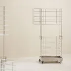 밧드야 빨래 바구니 (2단 세트 / 소바구니 포함)