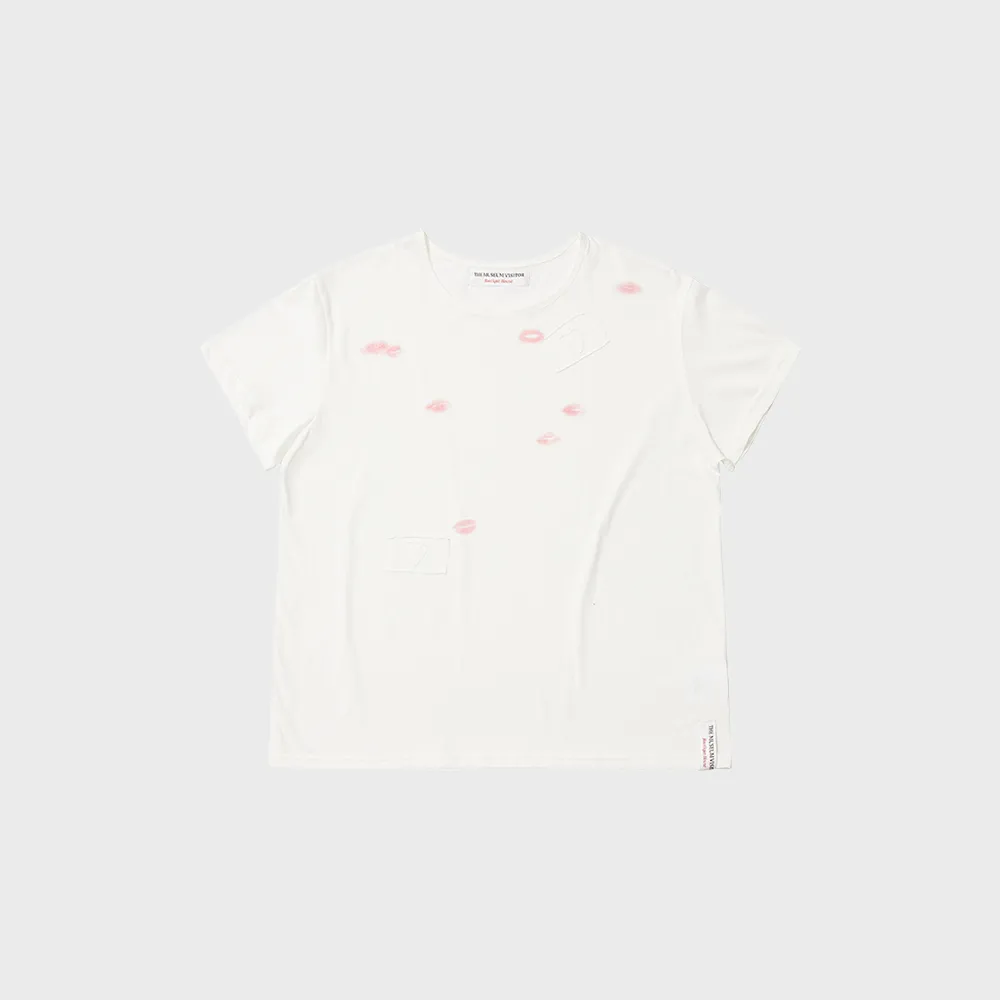 SIO SEOUL PEARL SHORT SLEEVE TOP [WHITE] - 감도 깊은 취향