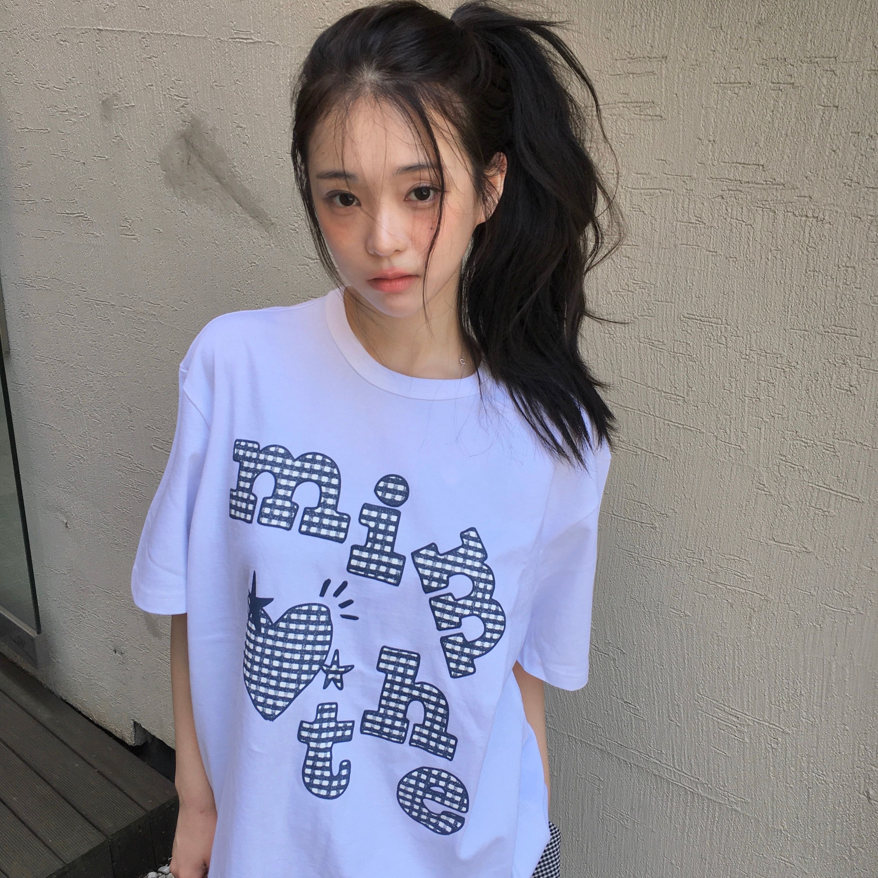 ★MIM the wardrobe★ Mimder Patchwork T-shirt Black MW251HT1 밈 더 워드로브(MIM the wardrobe) - 감도 깊은 취향 셀렉트샵 29CM