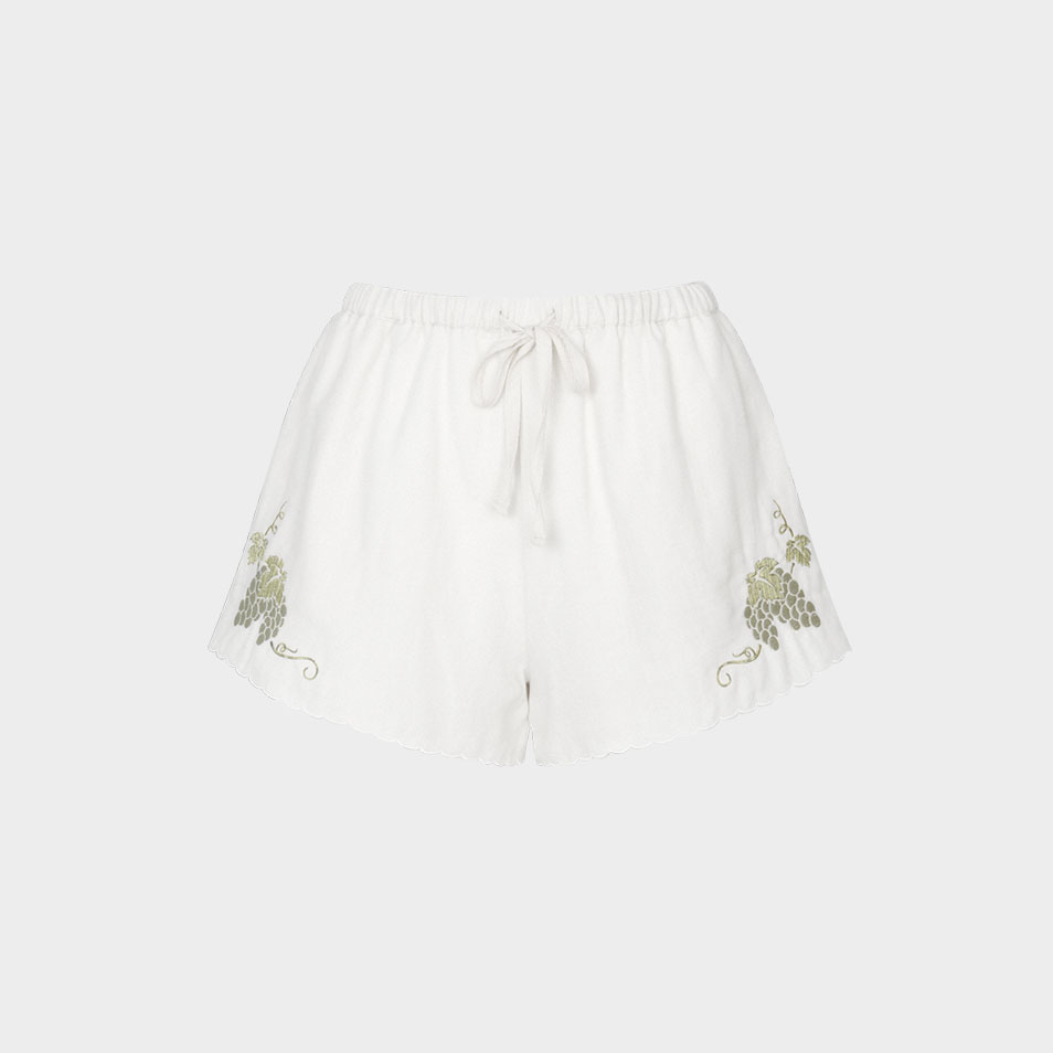 【LOULOUSEOUL】Western Sweat Shorts (Apricot) Western Sweat Shorts (Apricot) - 감도 깊은 취향 셀렉트샵 29CM