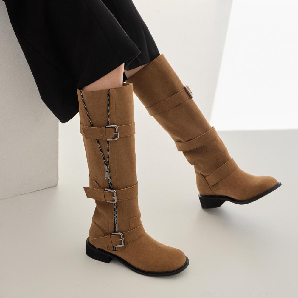 ★韓国人気★Loulouseoul★Hot! Chocolate Western Boots LOULOUSEOUL Hot! Chocolate Western Boots - Brown | 하이츠스토어