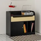 투톤 북 캐비닛