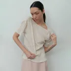Transparent Slim Top_Ivory