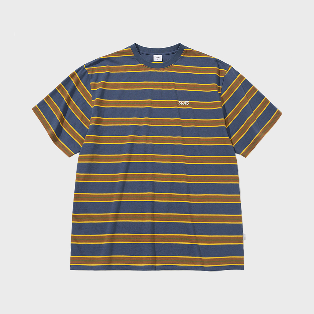 THE COLDEST MOMENT ♥ TCM mini logo stripe ringer T TCM mini logo stripe ringer T TCM mini logo curved T