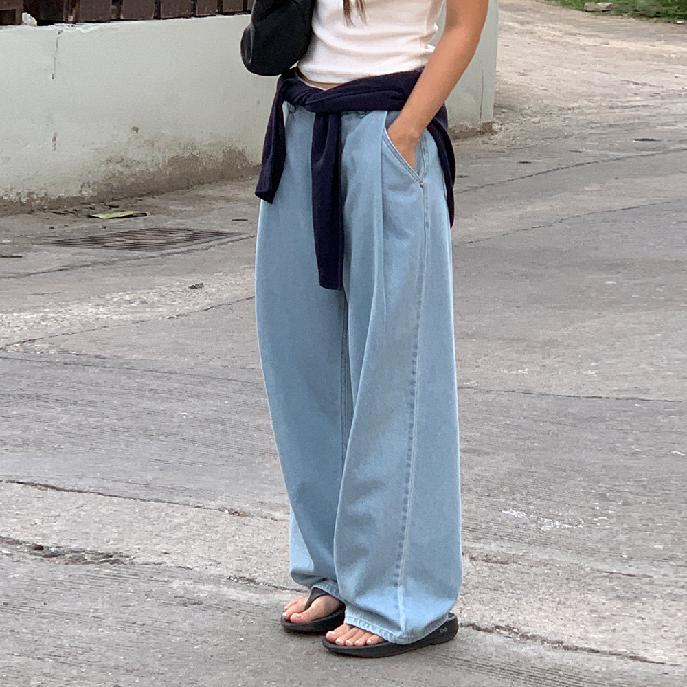★RAIVE★ Washing Wide Denim Pants in Black VJ4XL15110 MUSINSA | RAIVE Vintage Washing Wide Denim Pants in Black