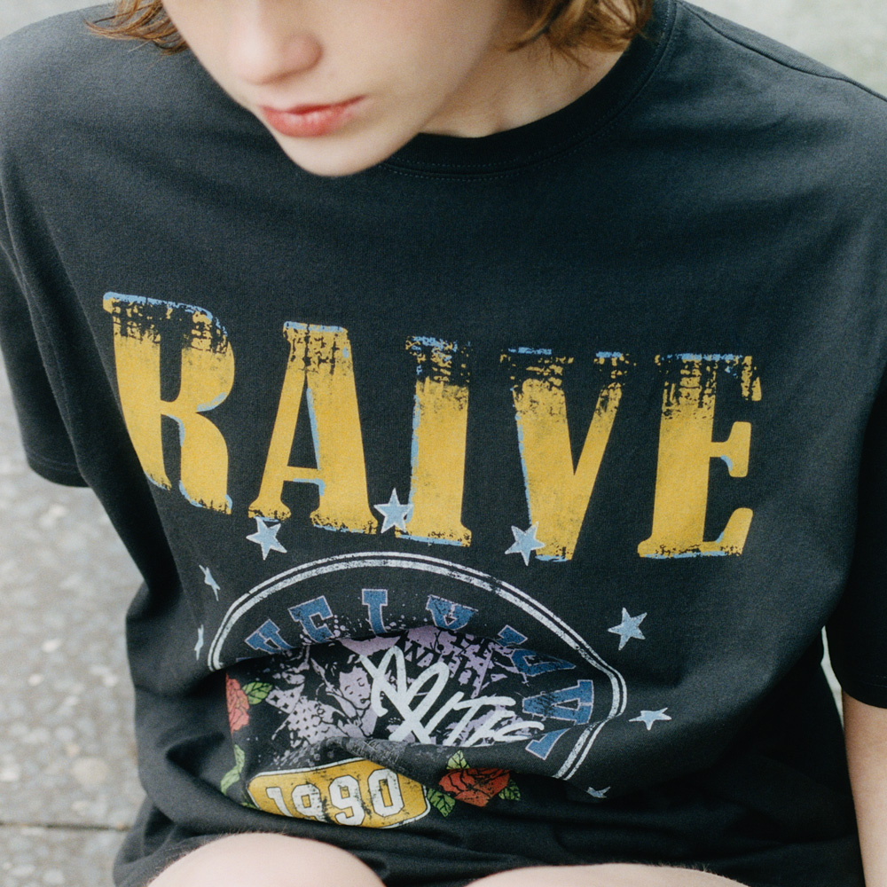 ★RAIVE★ Circle Raive Graphic Tshirt VW5ME608_3color Designer fashion, Seoul-fully created | W Concept