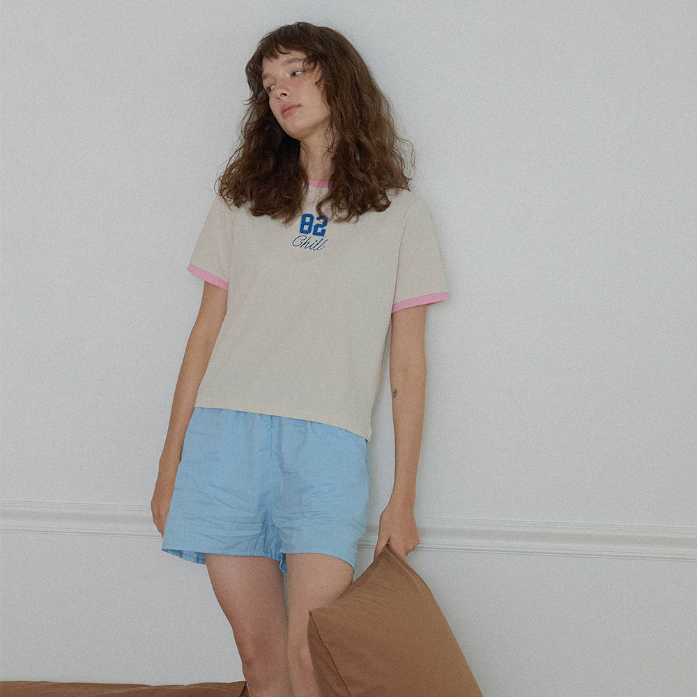 827 Ringer T-Shirt (Linen) - 감도 깊은 취향 셀렉트샵 29CM