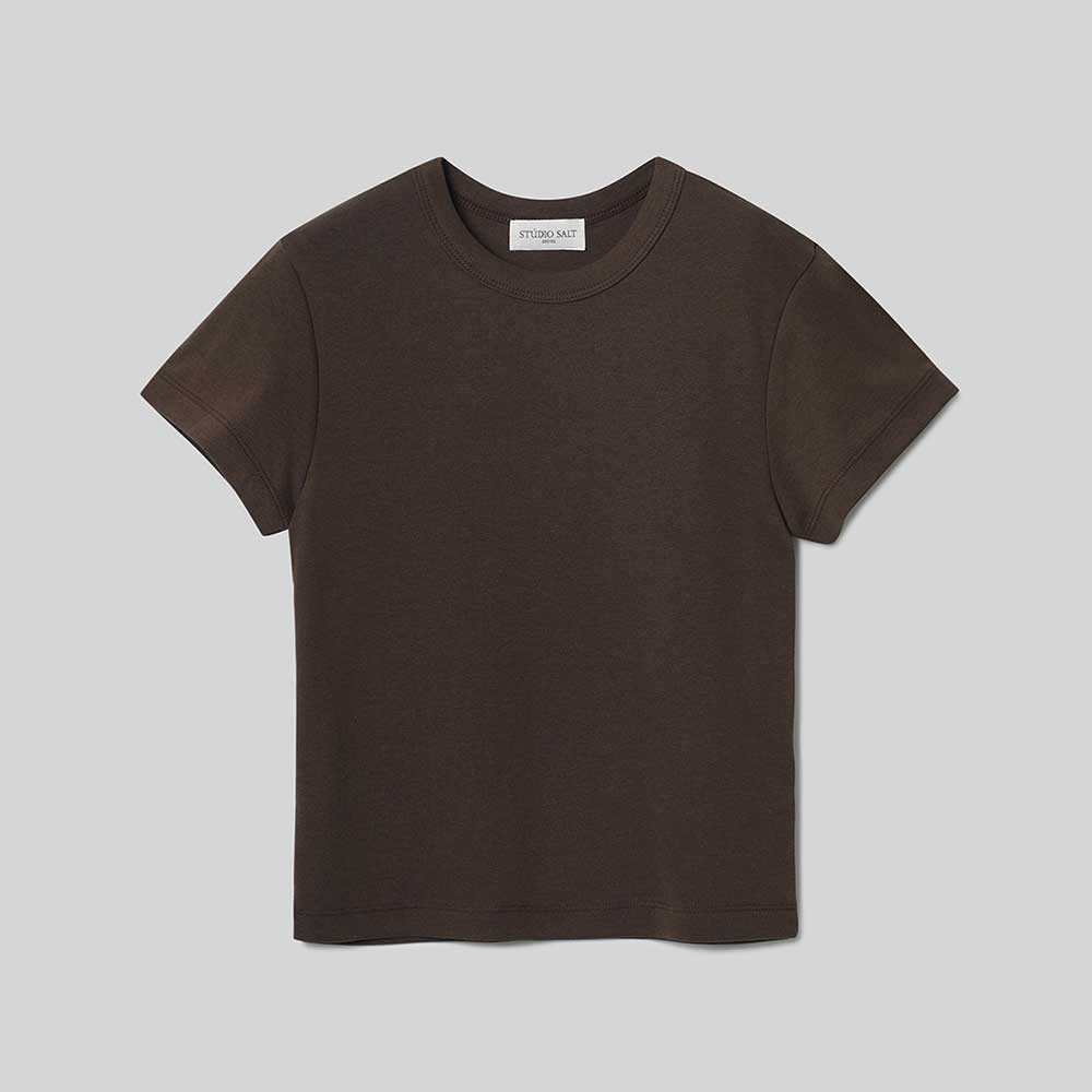 Archive Pigment Baby Tee Dusty Brown - 감도 깊은 취향 셀렉트