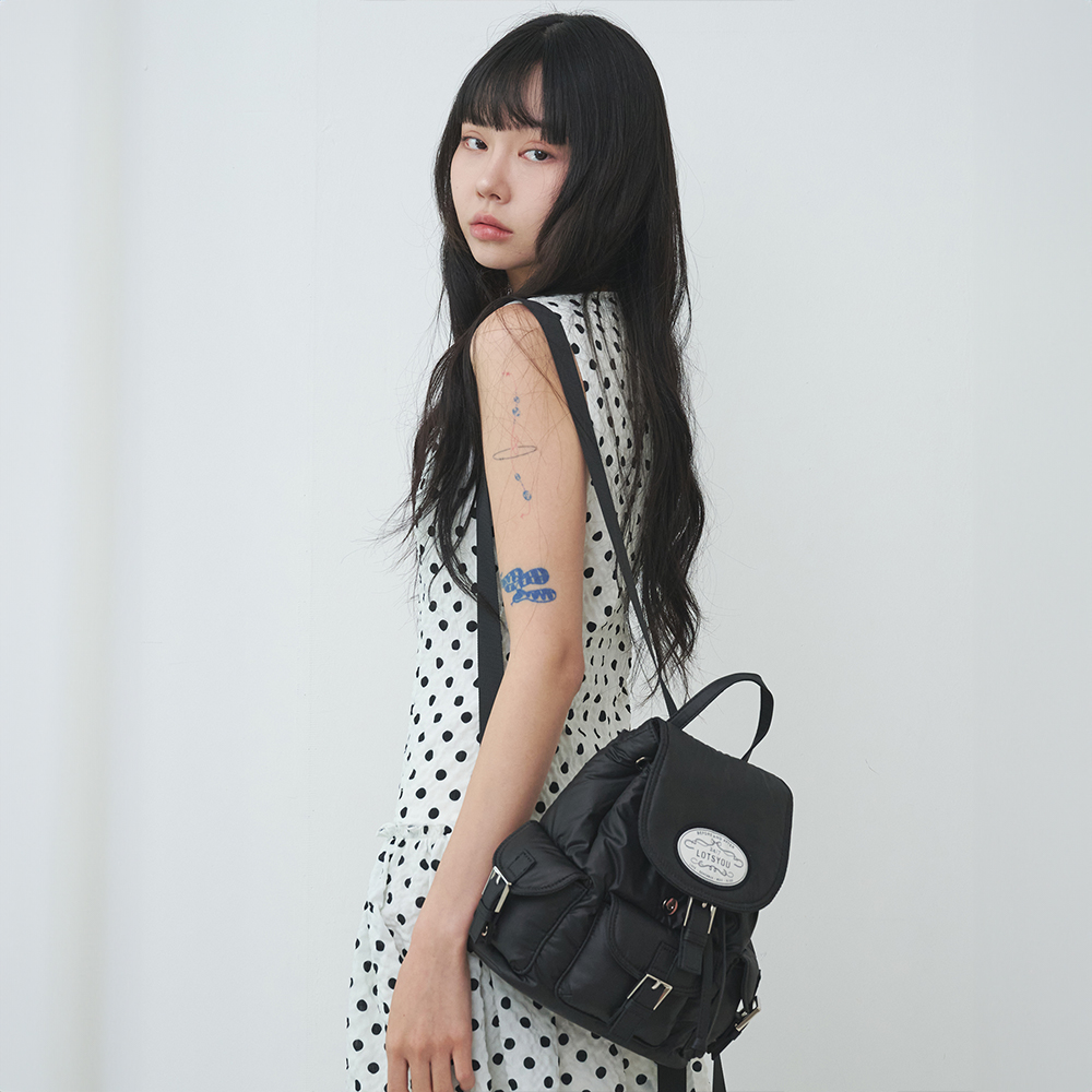 LOTSYOU リュック LOTSYOU】韓国人気☆Nostalgia Chubby Big Backpack (LOTSYOU
