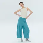 Wide Oblique Pants- 4Colors