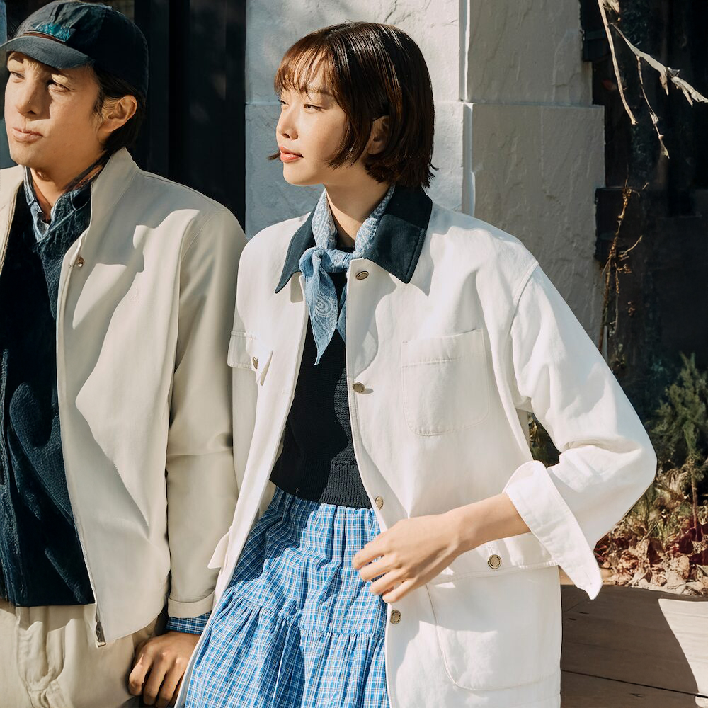 ★FRITUR★ Embroidery Work Jacket Blue_F243JK02 Embroidery Work Jacket Blue_F243JK02 - FRITUR