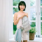 Ruffle String Bag (Silver)