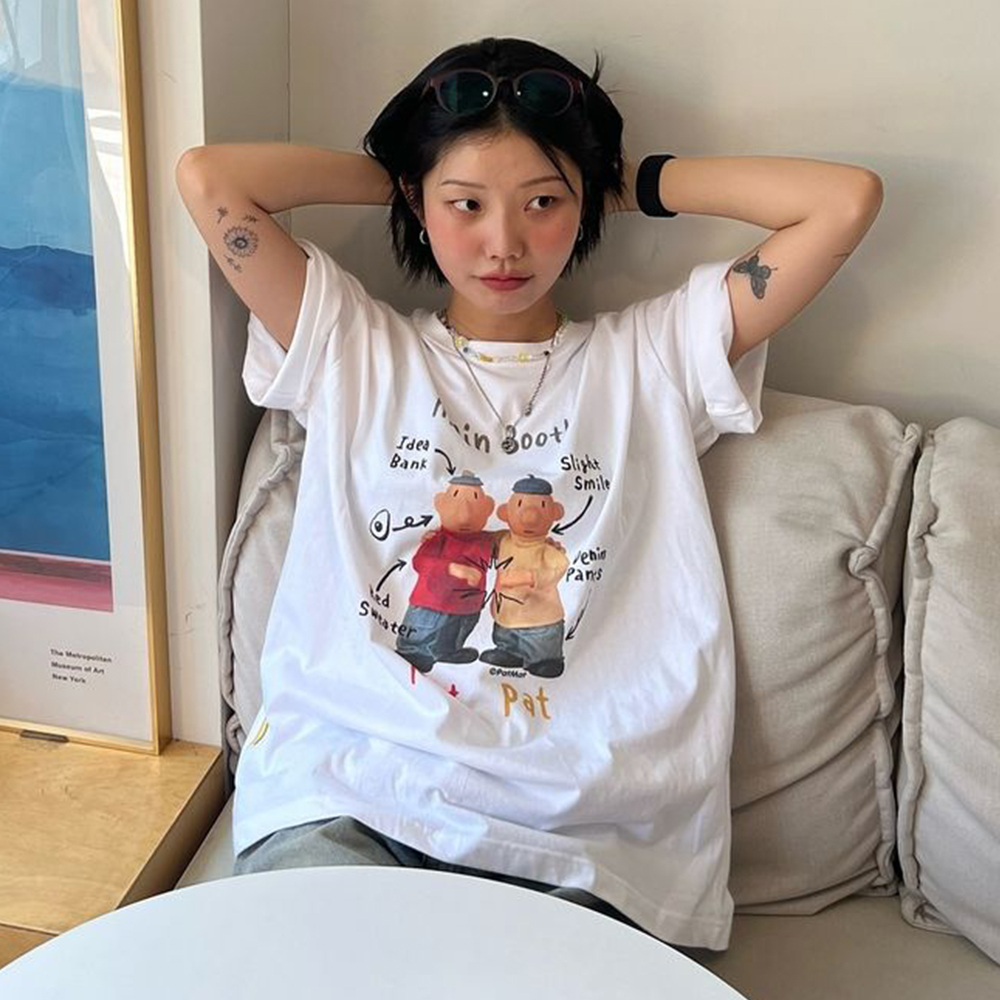 BBD Shadow Smile Ripped Pigment T-Shirt (Vintage Black