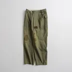 [RAGS] HEMMED MIL PANTS dust olive