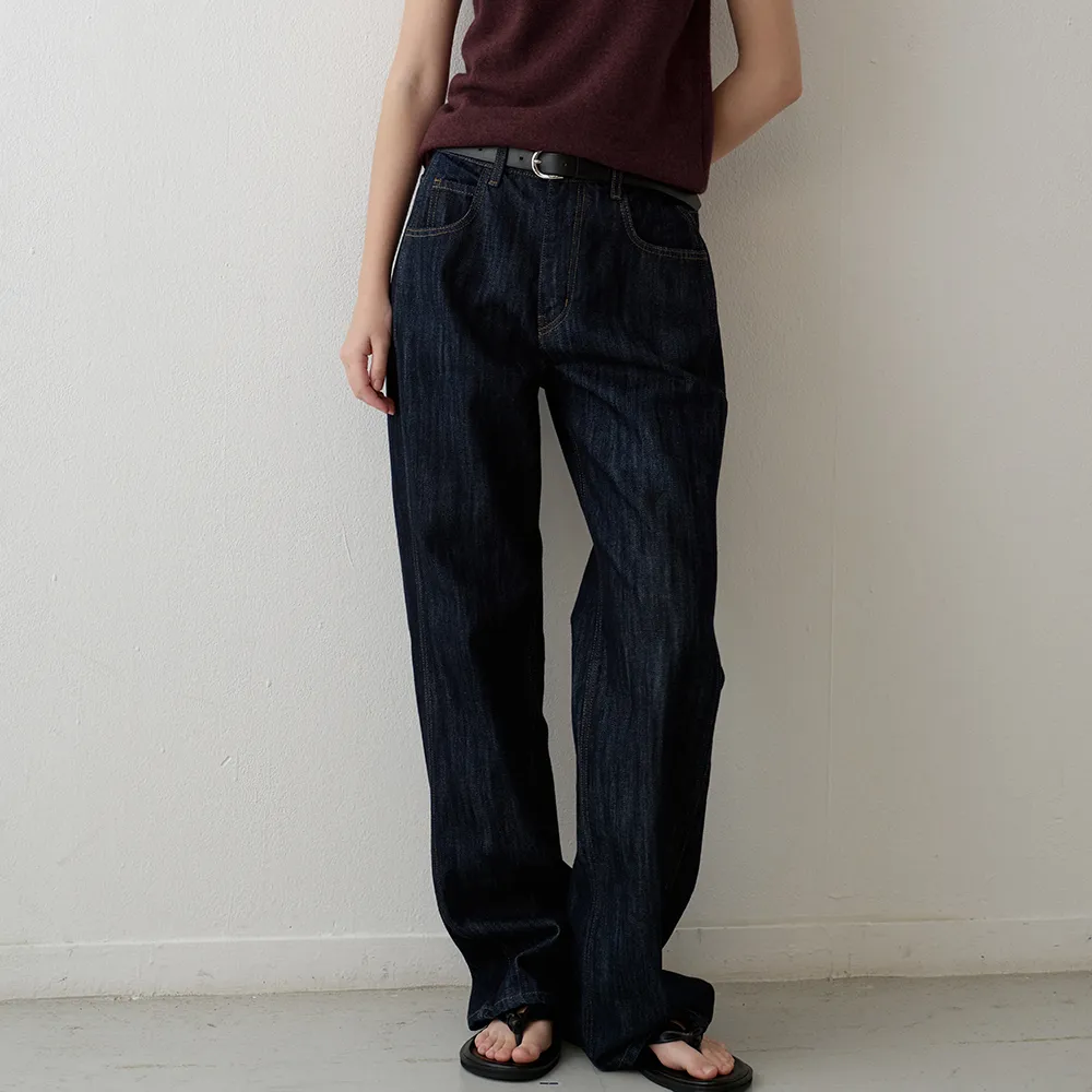 클래식 데님_textured indigo