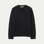 V-NECK 12GG KNIT BLACK (247)