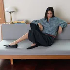 Toto Check Shirt / Navy