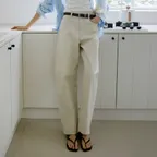 [3차] [기장선택] Round tomboy denim (cream)