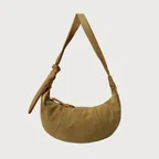 Mini cresent hobo bag (canvas khaki)