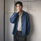 French Garment Jacket (French blue)