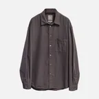 Dyed Glitch shirt Brown