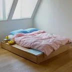 SLQK 코펜하겐 수납 호텔 침대(3 sizes)