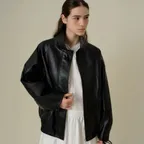 ETTA LEATHER JUMPER_BLACK