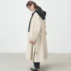 25 Fall_ Layered Fake Leather Hoodie