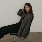 [7th] Breeze Tweed Jacket_Charcoal