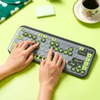[로지텍X드롭드롭드롭] 로지텍 코리아 POP ICON KEYS 블루투스 무선 키보드