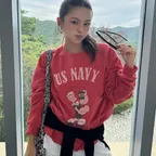 Popeye Raglan Sweatshirt Red