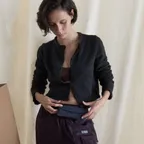 How string bag - purple navy