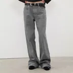[9/30 예약배송] Zeze loose fit jeans_grey dyeing