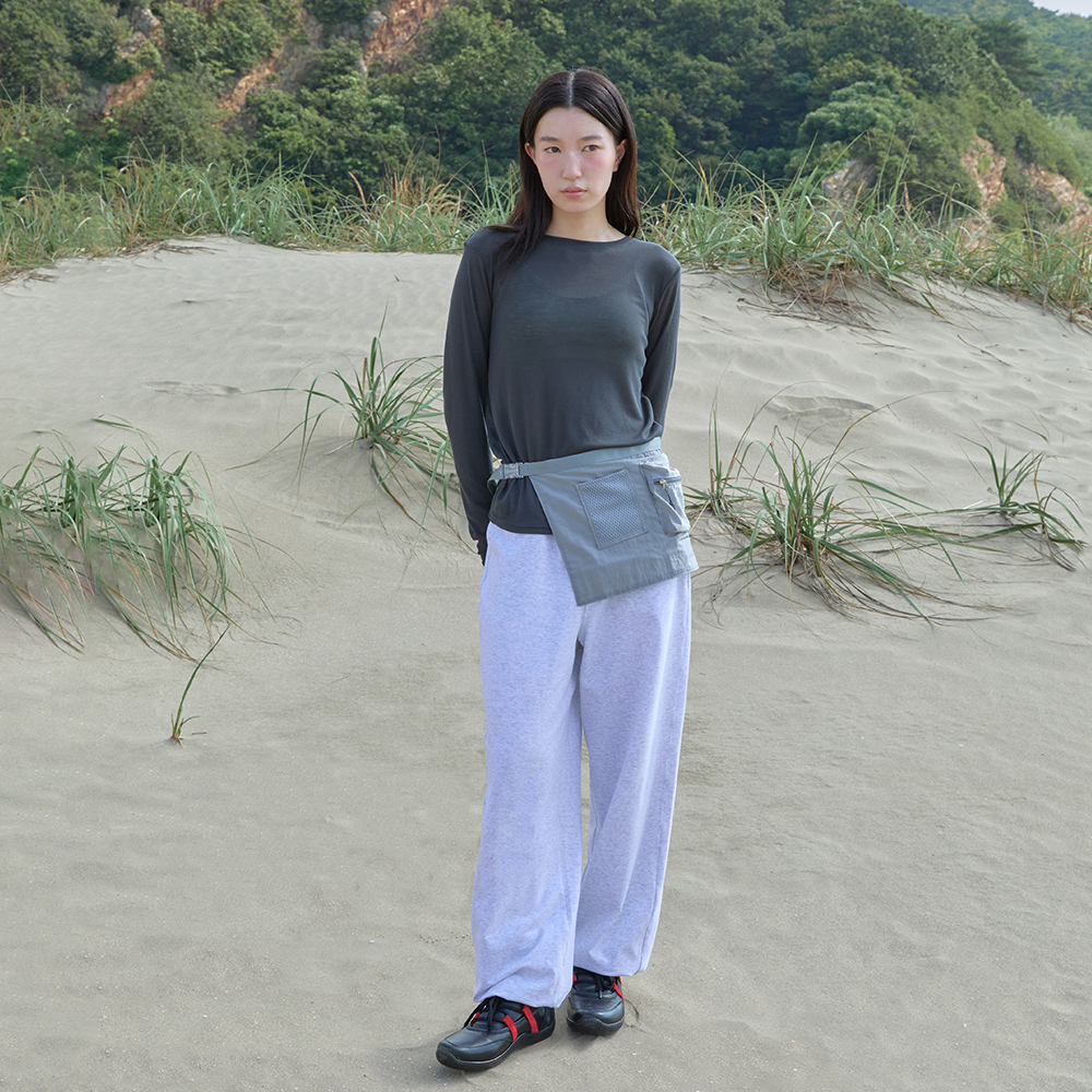 Lace Tape Banding Pants Black - 감도 깊은 취향 셀렉트샵 29CM