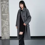 Signature Volume Silhouette Coat Grey (KE5X30M023)