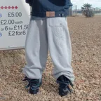 Emanate Logo Jogger Pants Melange Grey
