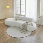 에덴느 마테오 땅콩 패브릭 소파 라운지 카페쇼파 (3인/4인)