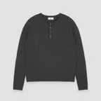 ESSENTIAL BUTTON-UP ROUND KNIT CH